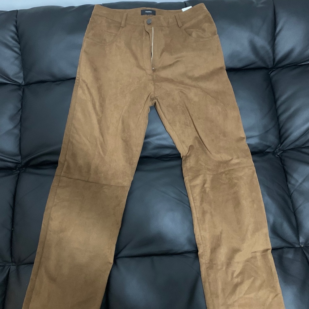 Theory Suede Pants